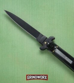 8" Leverlock Tactical Automatic Knife - Bayonet -Featured Knife Shop 7.625in Leverlock Tactical Automatic Knife Bayonet GBS65 BP 16673 jr lifestyle large