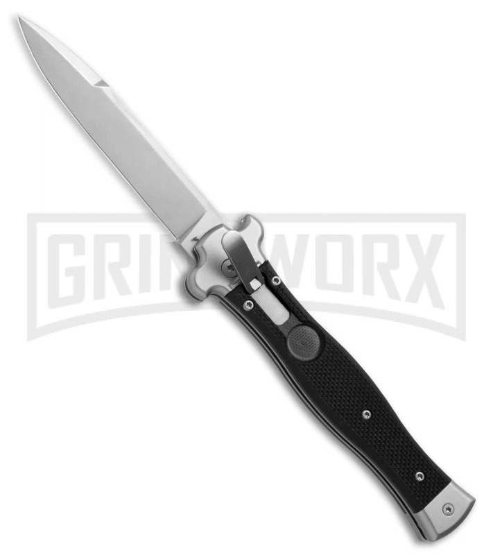 AGA Campolin Zero Black G-10 Leverlock Automatic Knife - Bayonet SW Plain 3 AGA Campolin Zero Black G-10 Leverlock Automatic Knife - Bayonet SW Plain