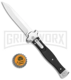 AGA Campolin Zero Smooth Black G-10 Leverlock Auto Knife - Reverse Tanto Plain 10 AGA Campolin Zero Smooth Black G-10 Leverlock Auto Knife - Reverse Tanto Plain -Featured Knife Shop AGA Campolin Zero Reverse Tanto LL Black G 10 Satin BHQ 117113 jr bottlecap large