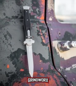 AGA Campolin Zero Smooth Black G-10 Leverlock Auto Knife - Reverse Tanto Plain 11 AGA Campolin Zero Smooth Black G-10 Leverlock Auto Knife - Reverse Tanto Plain -Featured Knife Shop AGA Campolin Zero Reverse Tanto Leverlock Auto Knife Smooth Black G 10 BHQ 117113 kp truck web large