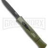 AKC 007 Concord NATO Military OD Green OTF Automatic Knife - Black Flat
