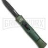 AKC 007 Concord NATO Military OD Green OTF Automatic Knife - Black Dagger