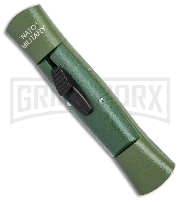 AKC 007 Concord NATO Military OD Green OTF Automatic Knife - Black Dagger 4 AKC 007 Concord NATO Military OD Green OTF Automatic Knife - Black Dagger - Image 2