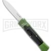 AKC Concord NATO Military Green/Black OTF Automatic Knife - Satin Flat