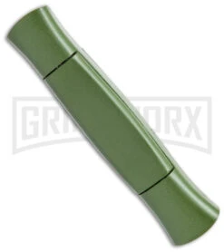 AKC 077 Concord NATO Military Green OTF Automatic Knife - Satin Plain -Featured Knife Shop AKC 077 Concord OTF Auto NATO Military Green Satin Flat BHQ 179232 jr side large