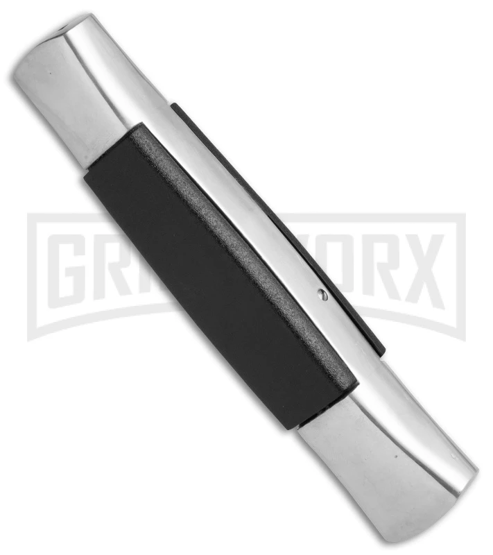 AKC 077 Concord Polish/Black OTF Automatic Knife - Flat Black Plain 4 AKC 077 Concord Polish/Black OTF Automatic Knife - Flat Black Plain - Image 2