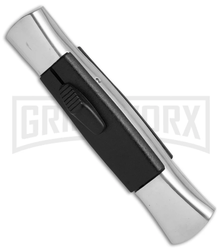 AKC 077 Concord Polish/Black OTF Automatic Knife - Flat Black Plain 5 AKC 077 Concord Polish/Black OTF Automatic Knife - Flat Black Plain - Image 3