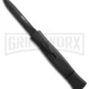 AKC 077 Concord Black OTF Automatic Knife - Dagger Black Plain