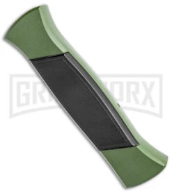 AKC 777 Blackfinger Green/Black OTF Automatic Knife - Black Plain 8 AKC 777 Blackfinger Green/Black OTF Automatic Knife - Black Plain -Featured Knife Shop AKC 777 Blackfinger OTF Auto Green Black Black Flat BHQ 138920 jr side large