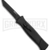 AKC 777 Blackfinger Black OTF Automatic Knife - Black Tanto 1 AKC 777 Blackfinger Black OTF Automatic Knife - Black Tanto -Featured Knife Shop AKC 777 Blackfinger Tanto OTF Auto Black Black BHQ 87414 jr large