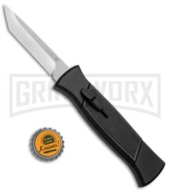 AKC 777 Blackfinger Black OTF Automatic Knife - Stonewash Tanto 9 AKC 777 Blackfinger Black OTF Automatic Knife - Stonewash Tanto -Featured Knife Shop AKC 777 Blackfinger Tanto OTF Auto Black SW BHQ 87413 jr bottlecap 2 large