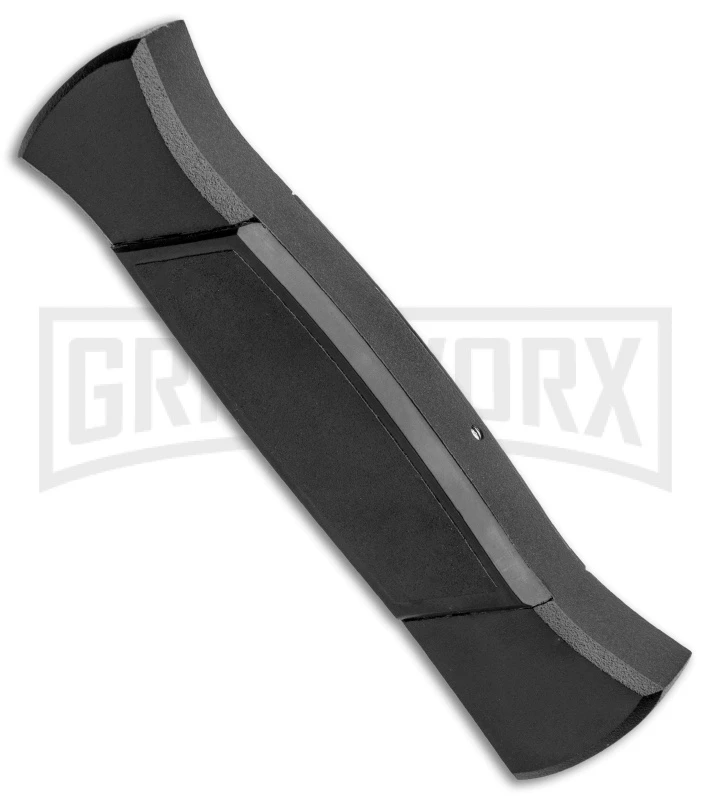AKC 777 Blackfinger Black OTF Automatic Knife - Stonewash Tanto 5 AKC 777 Blackfinger Black OTF Automatic Knife - Stonewash Tanto - Image 3