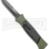 AKC 777 Green Blackfinger Brushed Aluminum OTF Automatic Knife - Black Dagger 2 AKC 777 Green Blackfinger Brushed Aluminum OTF Automatic Knife - Black Dagger -Featured Knife Shop AKC 777 Green Blackfinger Dagger OTF Auto Brushed Aluminum Black BHQ 87411 jr large