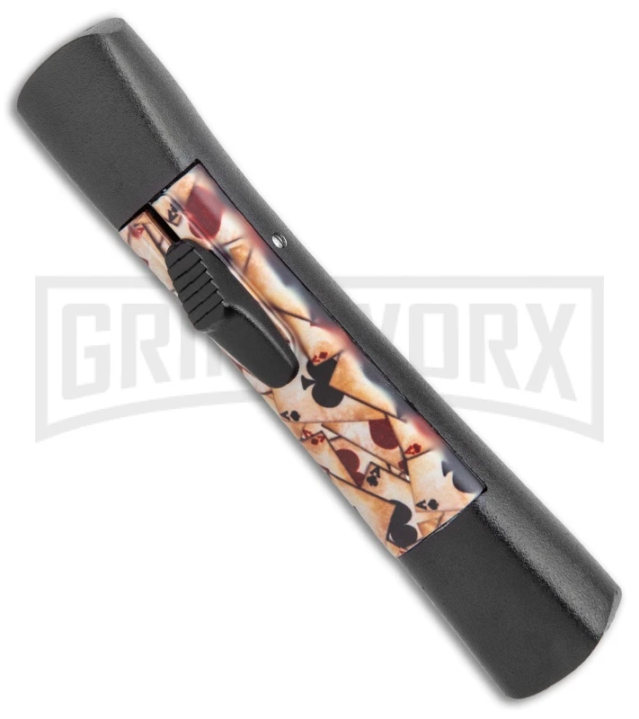 AKC Concord Aces OTF Automatic Knife - Flat Grind Plain 4 AKC Concord Aces OTF Automatic Knife - Flat Grind Plain - Image 2