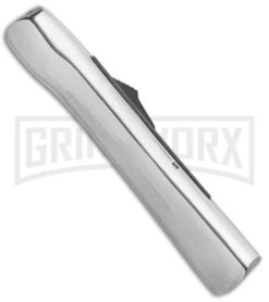 AKC Concord Polish/Black OTF Automatic Knife - Dagger Satin Plain 8 AKC Concord Polish/Black OTF Automatic Knife - Dagger Satin Plain -Featured Knife Shop AKC Concord Dagger OTF Auto Polish Black Satin BHQ 92038 jr side large