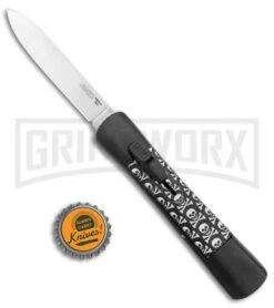 AKC Concord Jolly Roger OTF Automatic Knife - Flat Grind Satin Plain 9 AKC Concord Jolly Roger OTF Automatic Knife - Flat Grind Satin Plain -Featured Knife Shop AKC Concord OTF Auto Jolly Roger Satin BHQ 135716 jr bottlecap large