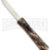 AKC Concord Camo Rubber OTF Automatic Knife - Gold Plain -Featured Knife Shop AKC Concord OTF Camo Rubber Gold BHQ 72046 jr 2 large