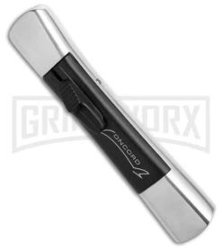 AKC Concord Polish/Black OTF Automatic Knife - Satin Plain 6 AKC Concord Polish/Black OTF Automatic Knife - Satin Plain -Featured Knife Shop AKC Concord Polish Black OTF Automatic Knife Satin Plain GX 41618 hd spine large