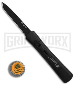 AKC Concord Black OTF Automatic Knife - Tanto Black Plain -Featured Knife Shop AKC Concord Tanto Black Black BHQ 90285 er bottlecap large