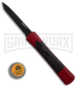 AKC Concord Red/Black OTF Automatic Knife - Tanto Black Plain 9 AKC Concord Red/Black OTF Automatic Knife - Tanto Black Plain -Featured Knife Shop AKC Concord Tanto Red Black Black BHQ 90289 er bottlecap large