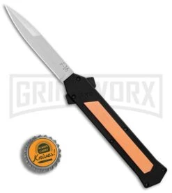 AKC F-16 Copper D/A OTF Automatic Knife - Bayo Satin Plain -Featured Knife Shop AKC F 16 BHQ Exclusive Copper Bayo Satin Plain GX 30992 er bottlecap large