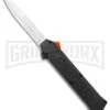 AKC F-16 Black D/A OTF Automatic Knife + Orange Button - Bayo Satin Plain 2 AKC F-16 Black D/A OTF Automatic Knife + Orange Button - Bayo Satin Plain -Featured Knife Shop AKC F 16 DA Bayo OTF Auto Black Orange Button Satin BHQ 102935 jr large
