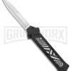 AKC F-16 Spiral Step D/A OTF Automatic Knife - Bayo Satin Plain 2 AKC F-16 Spiral Step D/A OTF Automatic Knife - Bayo Satin Plain -Featured Knife Shop AKC F 16 DA Bayo OTF Auto Spiral Step Satin BHQ 134802 jr large