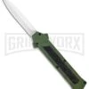 AKC F-16 OD Green D/A OTF Automatic Knife - Dagger Satin Plain 2 AKC F-16 OD Green D/A OTF Automatic Knife - Dagger Satin Plain -Featured Knife Shop AKC F 16 DA Dagger OTF Auto OD Green Satin BHQ 95347 jr large