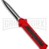 AKC F-16 Red D/A Dagger OTF Automatic Knife - Dagger Two Tone Plain 1 AKC F-16 Red D/A Dagger OTF Automatic Knife - Dagger Two Tone Plain -Featured Knife Shop AKC F 16 DA Dagger OTF Auto Red TT BHQ 112389 jr large