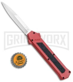 AKC F-16 Red D/A OTF Automatic Knife - Bayo Satin Plain 9 AKC F-16 Red D/A OTF Automatic Knife - Bayo Satin Plain -Featured Knife Shop AKC F 16 Red DA OTF Bayo Satin Plain BP 23854 jr bottlecap large