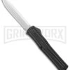 AKC F-20 Black CF D/A OTF Automatic Knife - Spear Point Satin Plain -Featured Knife Shop AKC F 20 DA Dagger OTF Auto Black CF Satin BHQ 140496 jr large