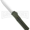 AKC F-20 OD Green D/A OTF Automatic Knife - Satin Plain 1 AKC F-20 OD Green D/A OTF Automatic Knife - Satin Plain -Featured Knife Shop AKC F 20 DA Dagger OTF Auto OD Green Satin BHQ 140493 jr large