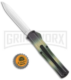 AKC F-20 Camo D/A OTF Automatic Knife - Spear Point Satin Plain 9 AKC F-20 Camo D/A OTF Automatic Knife - Spear Point Satin Plain -Featured Knife Shop AKC F 20 DA SP OTF Auto Camo Satin BHQ 141095 jr bottlecap large