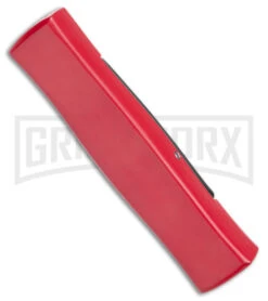 AKC Minion Concord Red/Black OTF Automatic Knife - Black Plain -Featured Knife Shop AKC Minion Concord OTF Auto Red Black Black BHQ 24199 jr side large