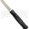 AKC 077 Concord Black OTF Automatic Knife - Flat Gold Plain -Featured Knife Shop AKC OTF Black Concord 077 Gold Flat BHQ 52351 jr 1 large