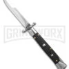 AKC 9" Italian Stiletto Swinguard Black G10 Automatic Knife W/Sheath- Bayonet 2 AKC 9" Italian Stiletto Swinguard Black G10 Automatic Knife W/Sheath- Bayonet -Featured Knife Shop AKC Swinguard 9in Automatic Stiletto Black G10 w Sheath 4in Satin Bayonet BHQ 189371 hd large