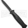 AKC X-treme EVO Black OTF Automatic Knife W/ Pocket Clip - Black Plain