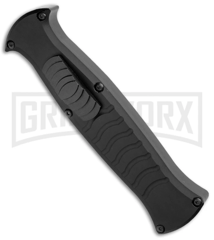 AKC X-treme EVO Black OTF Automatic Knife - Black Plain 4 AKC X-treme EVO Black OTF Automatic Knife - Black Plain - Image 2