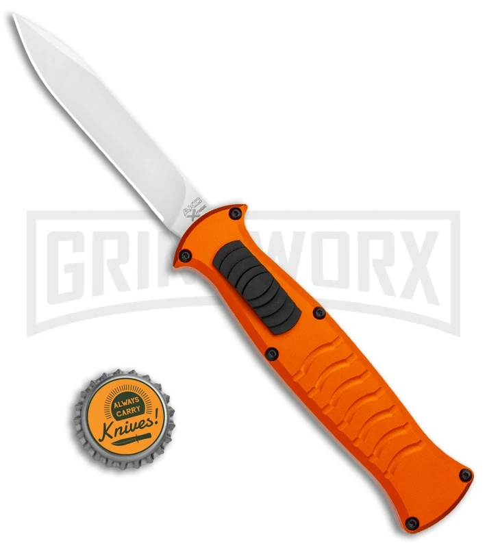 AKC X-treme EVO Orange OTF Automatic Knife - Satin Plain 6 AKC X-treme EVO Orange OTF Automatic Knife - Satin Plain - Image 4