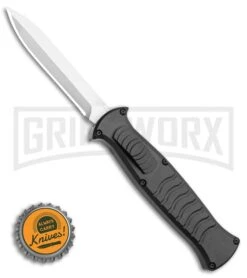AKC X-treme EVO Black OTF Automatic Knife - Satin Plain Dagger 9 AKC X-treme EVO Black OTF Automatic Knife - Satin Plain Dagger -Featured Knife Shop AKC X treme EVO OTF Automatic Knife Black 3.5 Satin Dagger BHQ 119723 LS Bottlecap large