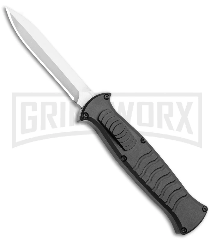 AKC X-treme EVO Black OTF Automatic Knife - Satin Plain Dagger 3 AKC X-treme EVO Black OTF Automatic Knife - Satin Plain Dagger