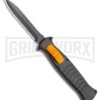 AKC X-treme EVO Black / Orange Slide OTF Automatic Knife - Black Plain Dagger 1 AKC X-treme EVO Black / Orange Slide OTF Automatic Knife - Black Plain Dagger -Featured Knife Shop AKC X treme EVO OTF Automatic Knife Black Orange Slide 3.5 Black Dagger BHQ 119626 LS large