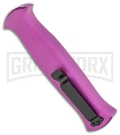 AKC X-treme EVO OTF Automatic Knife - Purple Black Plain 8 AKC X-treme EVO OTF Automatic Knife - Purple Black Plain -Featured Knife Shop AKC X treme EVO OTF Automatic Knife Purple 3.5 Black BHQ 120293 LS Side large
