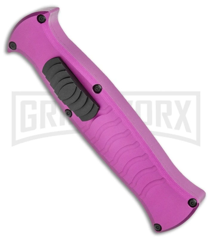 AKC X-treme EVO OTF Automatic Knife - Purple Black Plain 4 AKC X-treme EVO OTF Automatic Knife - Purple Black Plain - Image 2