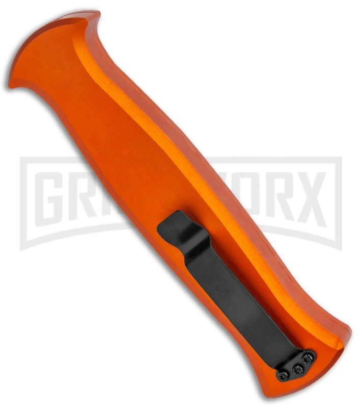 AKC X-treme EVO Orange OTF Automatic Knife - Black Plain 5 AKC X-treme EVO Orange OTF Automatic Knife - Black Plain - Image 3