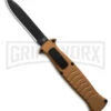AKC X-treme EVO Gold OTF Automatic Knife - Black Plain Spear Point 2 AKC X-treme EVO Gold OTF Automatic Knife - Black Plain Spear Point -Featured Knife Shop AKC Xtreme EVO Gold Automatic Knife Black Plain GX 41624 hd large
