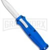 Coffin Blaster 2.0 Textured Blue DA/OTF Automatic 440 Knife (2" Satin) 1 Coffin Blaster 2.0 Textured Blue DA/OTF Automatic 440 Knife (2" Satin) -Featured Knife Shop Coffin Blaster 2.0 Textured Blue DA OTF Auto 440 Satin GX 37501 jr large