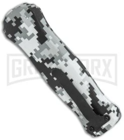 Coffin Blaster 2.0 Gray Camo W/Flames DA/OTF Automatic Knife - Black Two Tone 8 Coffin Blaster 2.0 Gray Camo W/Flames DA/OTF Automatic Knife - Black Two Tone -Featured Knife Shop Coffin Blaster Gray Camo Flames DA Auto Black TT GX 37837 jr side large