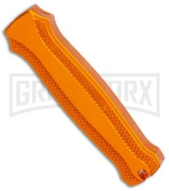 Coffin Blaster 2.0 Textured Orange DA/OTF Automatic 440 Knife (2" Black Satin) -Featured Knife Shop Coffin Blaster Textured Gold DA OTF Auto Black Plain GX 37502 jr side large