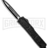 Delta Force D/A Black Tactical OTF Automatic Knife - Black Plain 1 Delta Force D/A Black Tactical OTF Automatic Knife - Black Plain -Featured Knife Shop Delta Force DA Black OTF Black Plain GX 19373 jr large